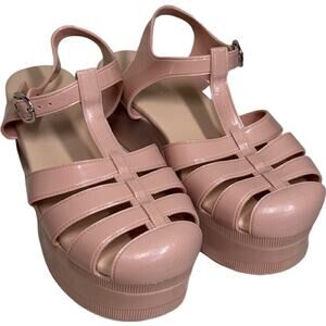 Jeffrey Campbell Candied Jelly platform sandal Size 8